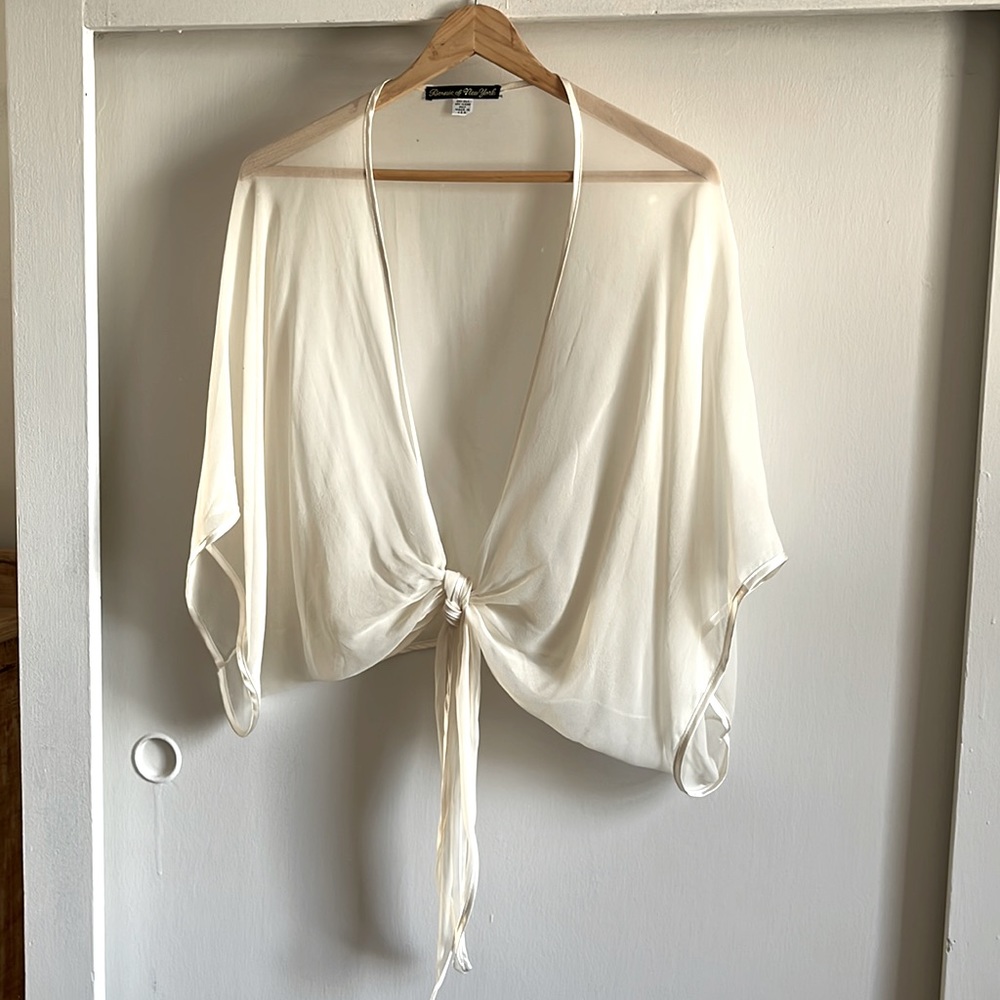 Bernie of New York vintage 100% silk shawl. Made in 🇺🇸